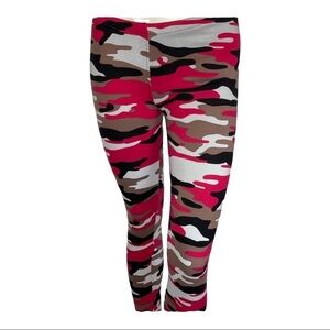 Camo fleece lined leggings